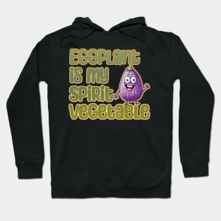 Eggplant is My Spirit Vegetable Hoodie